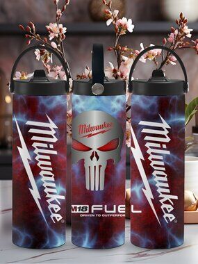 Stainless Steel Tumbler with Portable Handle Push Button Lid